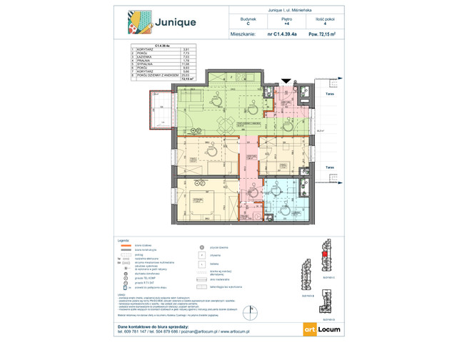 Mieszkanie w inwestycji JUNIQUE I.II, symbol C1.4.39.4a » nportal.pl