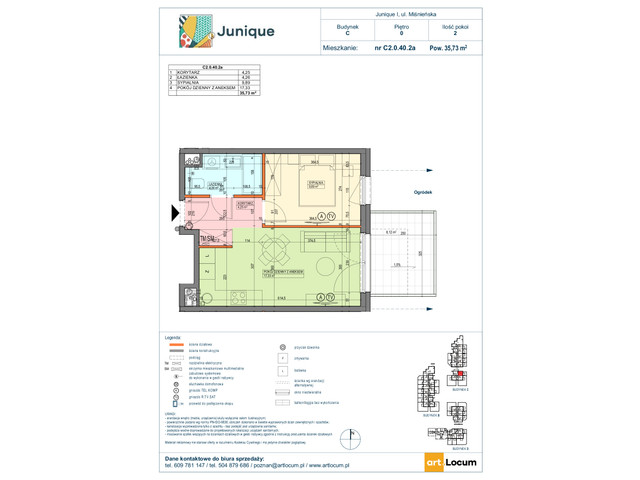 Mieszkanie w inwestycji JUNIQUE I.II, symbol C2.0.40.2a » nportal.pl