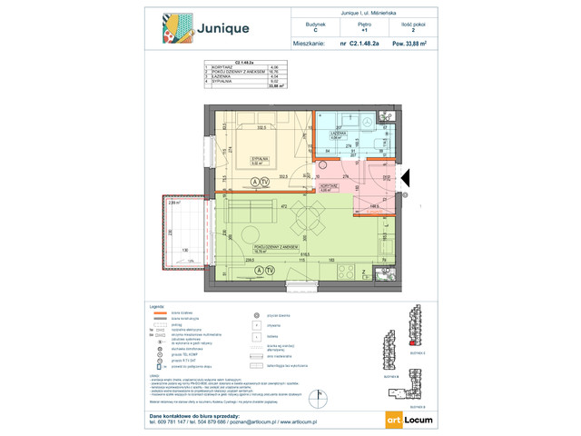 Mieszkanie w inwestycji JUNIQUE I.II, symbol C2.1.48.2a » nportal.pl