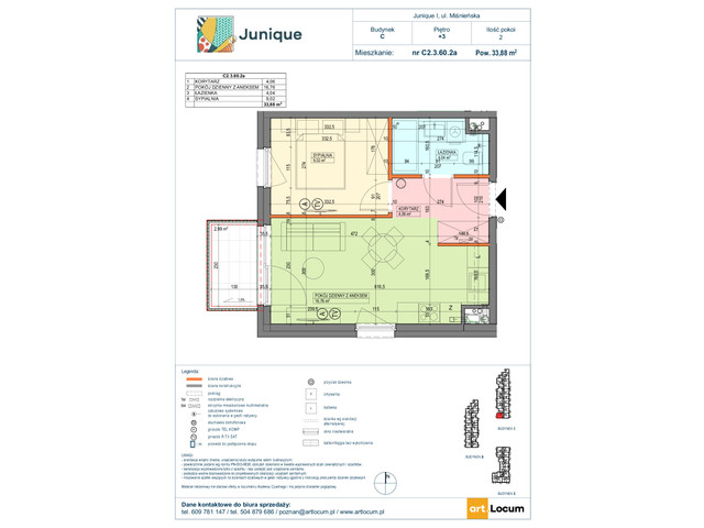 Mieszkanie w inwestycji JUNIQUE I.II, symbol C2.3.60.2a » nportal.pl