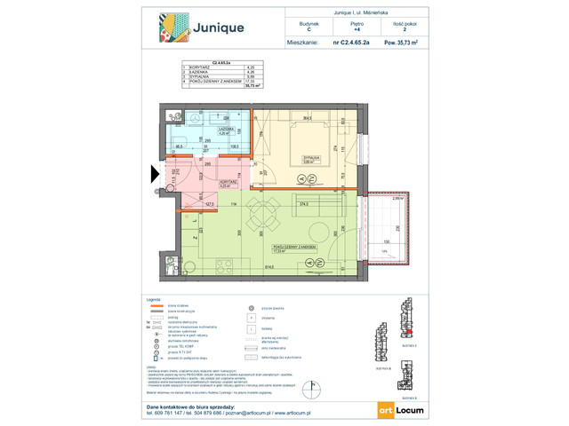 Mieszkanie w inwestycji JUNIQUE I.II, symbol C2.4.65.2a » nportal.pl