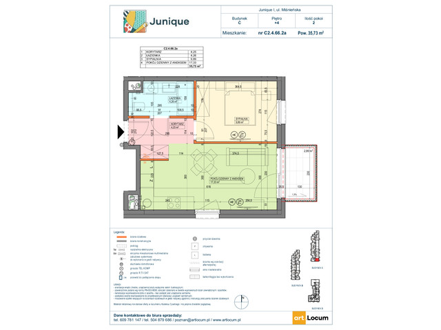 Mieszkanie w inwestycji JUNIQUE I.II, symbol C2.4.66.2a » nportal.pl