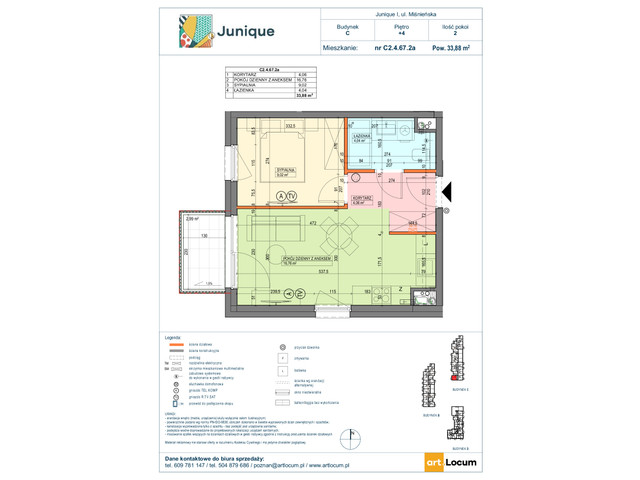 Mieszkanie w inwestycji JUNIQUE I.II, symbol C2.4.67.2a » nportal.pl