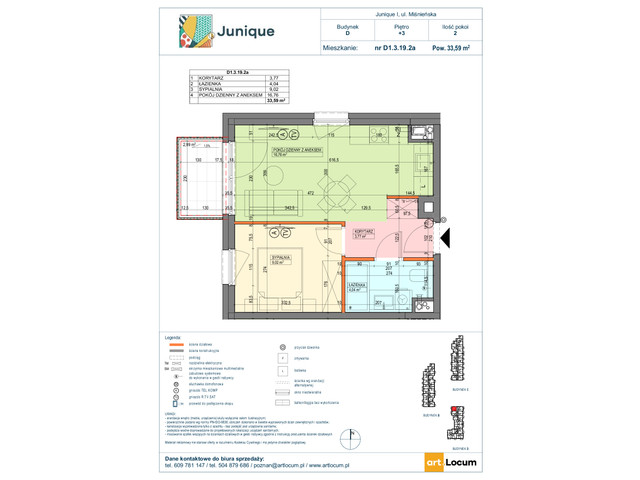 Mieszkanie w inwestycji JUNIQUE I.II, symbol D1.3.19.2a » nportal.pl