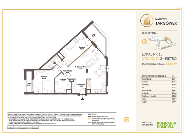 Mieszkanie w inwestycji MARKOWY TARGÓWEK, symbol 15 » nportal.pl