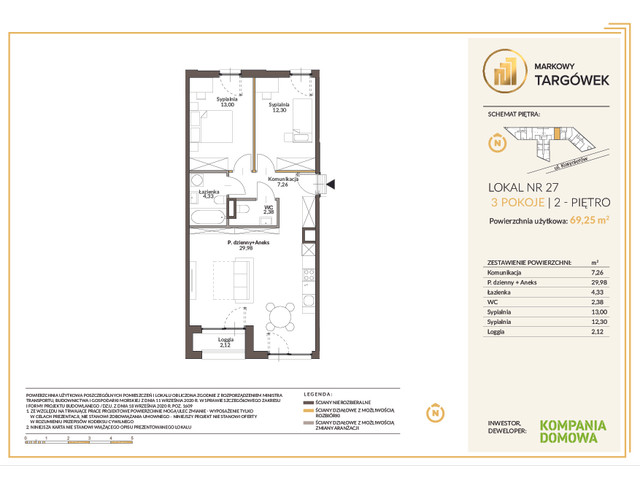 Mieszkanie w inwestycji MARKOWY TARGÓWEK, symbol 27 » nportal.pl