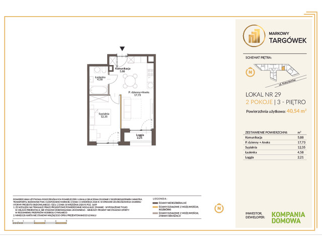 Mieszkanie w inwestycji MARKOWY TARGÓWEK, symbol 29 » nportal.pl