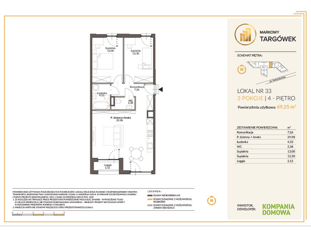 Mieszkanie w inwestycji MARKOWY TARGÓWEK, symbol 33 » nportal.pl