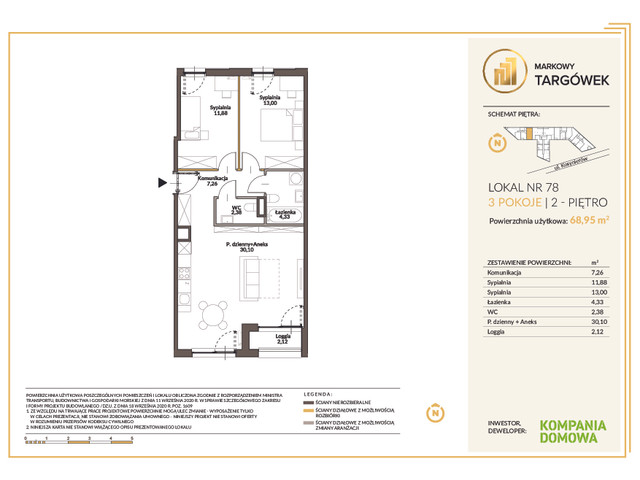 Mieszkanie w inwestycji MARKOWY TARGÓWEK, symbol 78 » nportal.pl