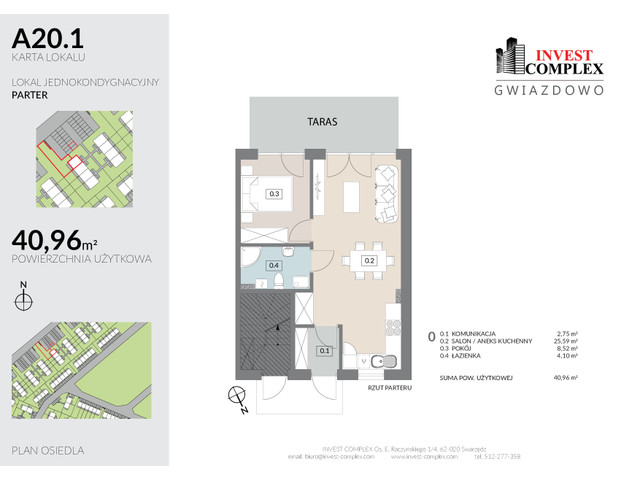 Mieszkanie w inwestycji Osiedle Gwiazdowo ETAP IV B, symbol M.A20_1 » nportal.pl