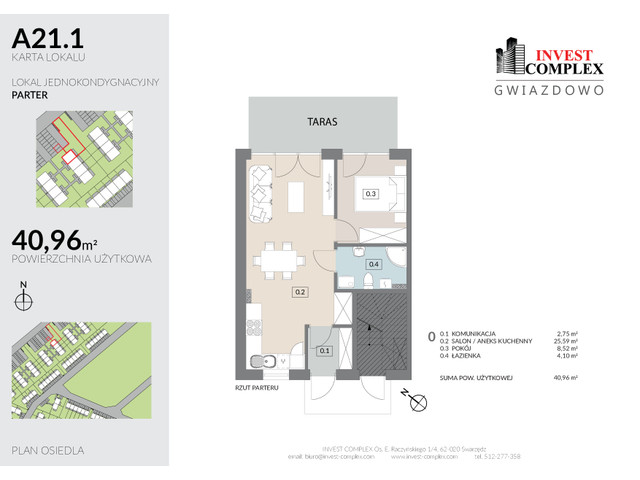 Mieszkanie w inwestycji Osiedle Gwiazdowo ETAP IV B, symbol M.A21_1 » nportal.pl