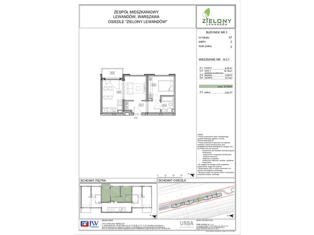 Mieszkanie w inwestycji Zielony Lewandów, budynek Rezerwacja, symbol M.3.7 » nportal.pl
