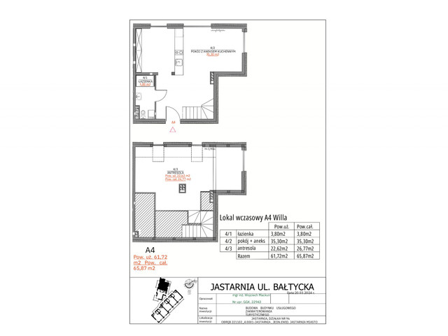 Komercyjne w inwestycji Apartamenty Wyspa, symbol A4.Willa » nportal.pl