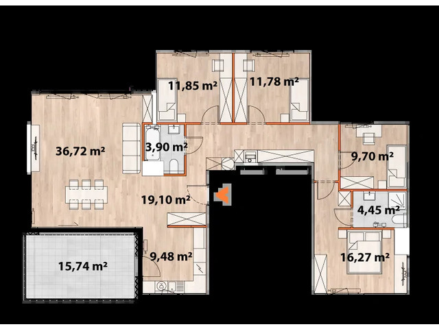 Mieszkanie w inwestycji Apartamenty Portowa, symbol 43/POR-C.07.01 » nportal.pl