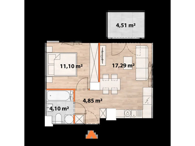 Mieszkanie w inwestycji Apartamenty Portowa, symbol 43/POR-C.06.02 » nportal.pl