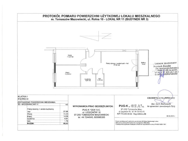 Mieszkanie w inwestycji Rolna 8/14 etap II, symbol B3B/11 » nportal.pl