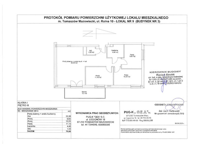 Mieszkanie w inwestycji Rolna 8/14 etap II, budynek Rezerwacja, symbol B3B/9 » nportal.pl