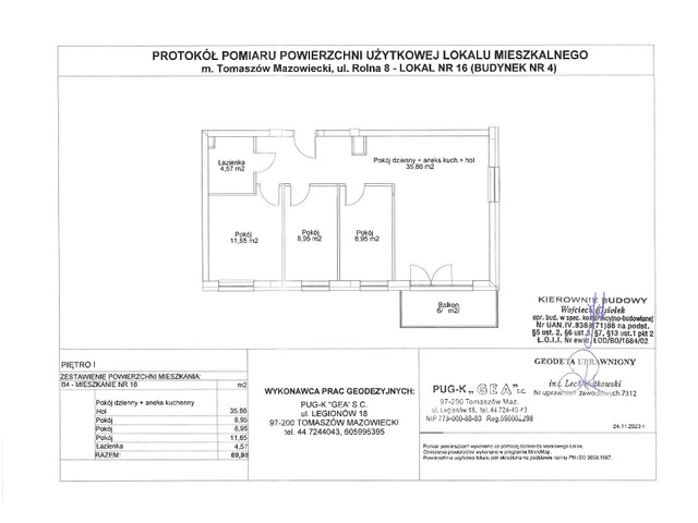 Mieszkanie w inwestycji Rolna 8/14 etap II, symbol B4/16 » nportal.pl