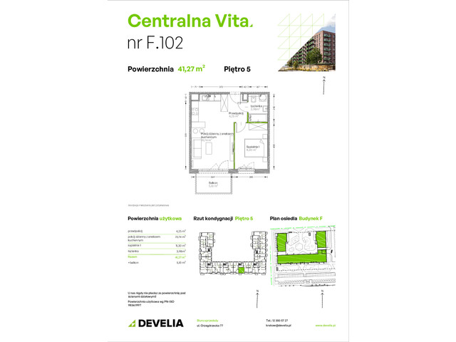 Mieszkanie w inwestycji Centralna Vita, symbol F.102 » nportal.pl