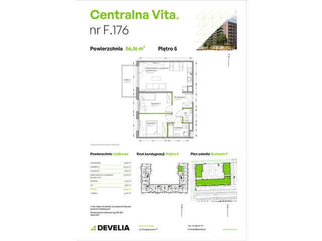 Mieszkanie w inwestycji Centralna Vita, symbol F.176 » nportal.pl