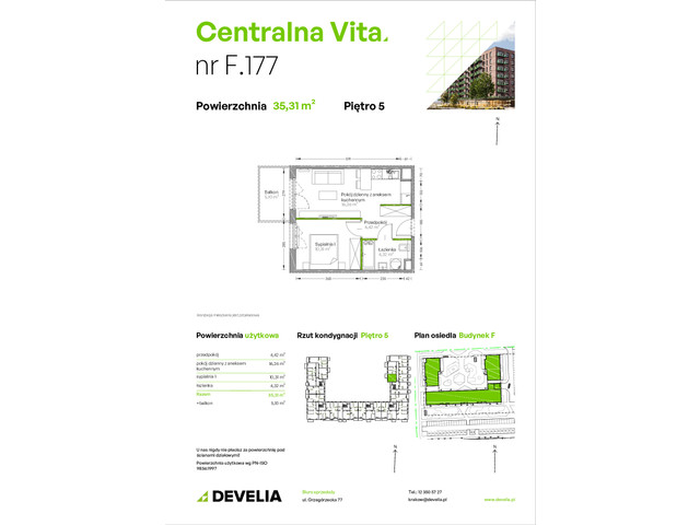 Mieszkanie w inwestycji Centralna Vita, symbol F.177 » nportal.pl