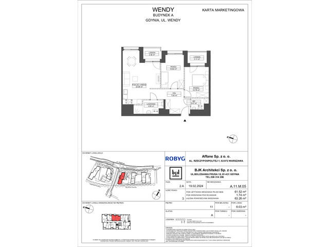 Mieszkanie w inwestycji Wendy, symbol A11M05 » nportal.pl