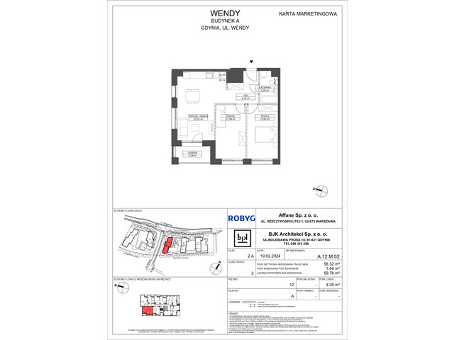 Mieszkanie w inwestycji Wendy, symbol A12M02 » nportal.pl