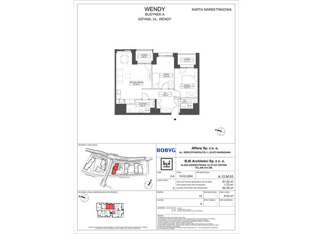 Mieszkanie w inwestycji Wendy, symbol A12M05 » nportal.pl