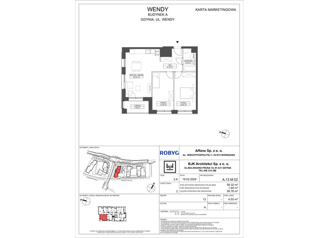 Mieszkanie w inwestycji Wendy, symbol A13M02 » nportal.pl