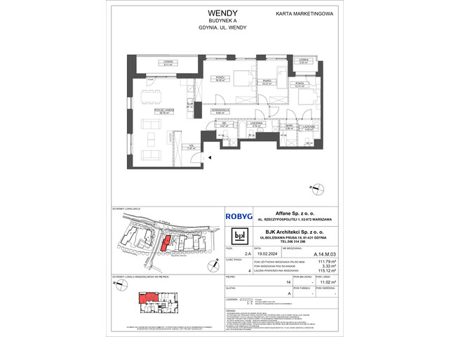Mieszkanie w inwestycji Wendy, symbol A14M03 » nportal.pl