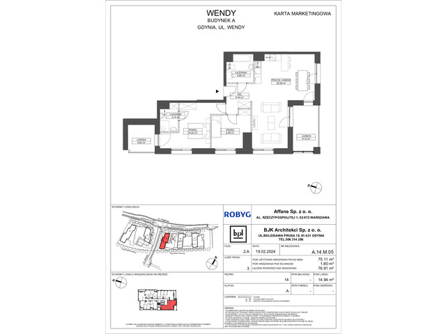 Mieszkanie w inwestycji Wendy, symbol A14M05 » nportal.pl