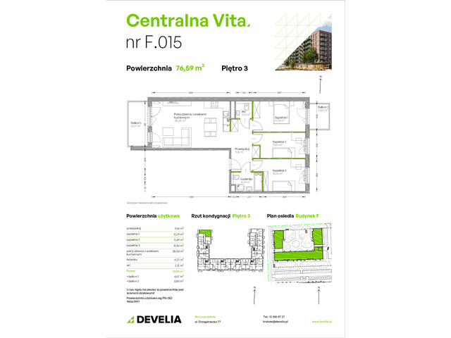 Mieszkanie w inwestycji Centralna Vita, symbol F.015 » nportal.pl