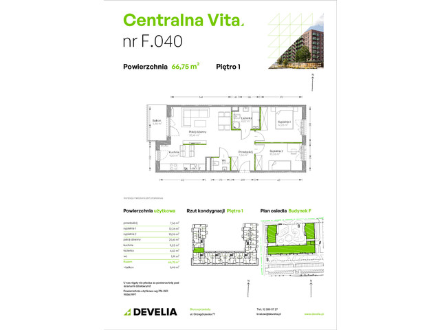 Mieszkanie w inwestycji Centralna Vita, symbol F.040 » nportal.pl