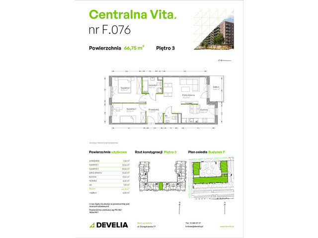 Mieszkanie w inwestycji Centralna Vita, symbol F.076 » nportal.pl