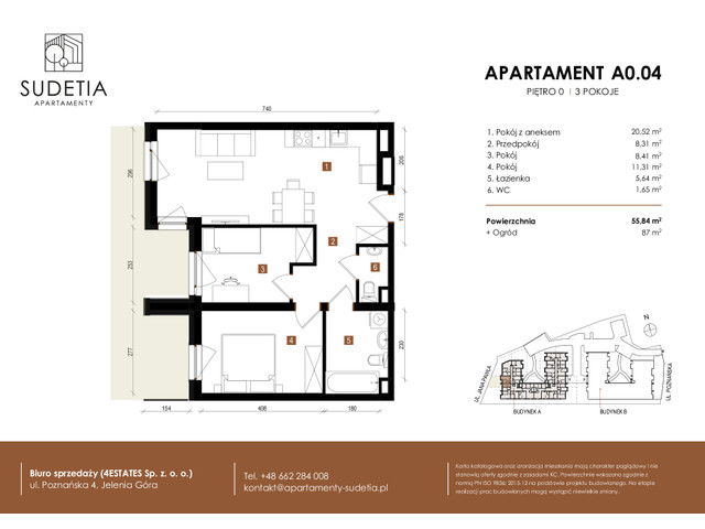 Mieszkanie w inwestycji APARTAMENTY SUDETIA, symbol A0.04 » nportal.pl