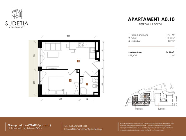 Mieszkanie w inwestycji APARTAMENTY SUDETIA, symbol A0.10 » nportal.pl