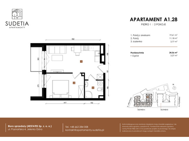 Mieszkanie w inwestycji APARTAMENTY SUDETIA, symbol A1.28 » nportal.pl