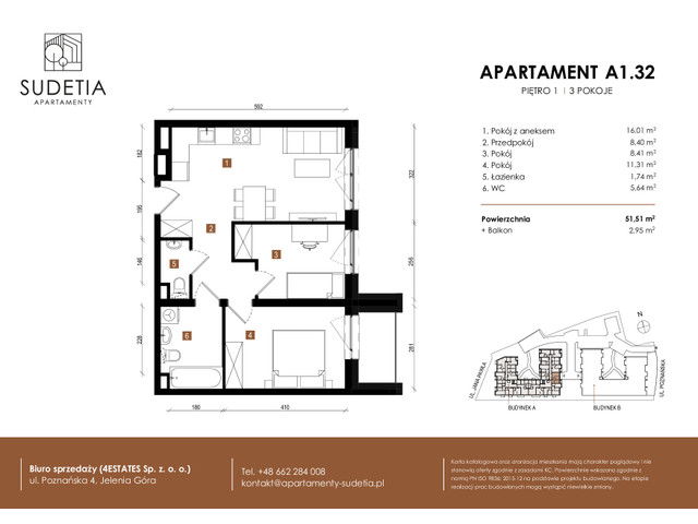 Mieszkanie w inwestycji APARTAMENTY SUDETIA, symbol A1.32 » nportal.pl