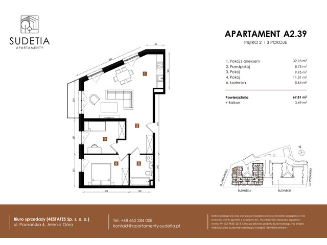 Mieszkanie w inwestycji APARTAMENTY SUDETIA, symbol A2.39 » nportal.pl