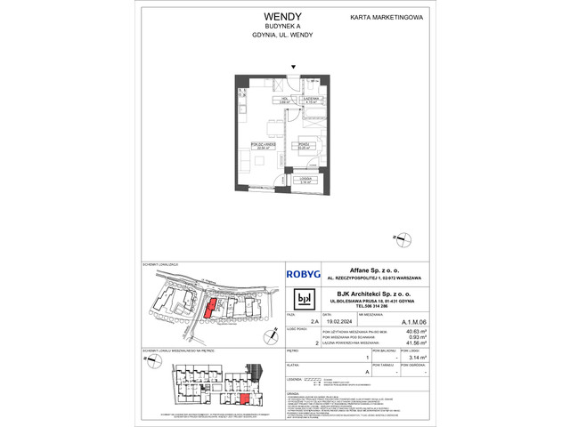 Mieszkanie w inwestycji Wendy, symbol A1M06 » nportal.pl