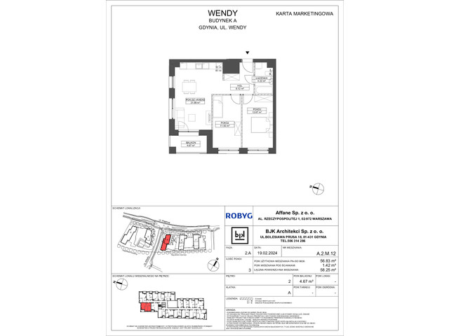 Mieszkanie w inwestycji Wendy, symbol A2M12 » nportal.pl