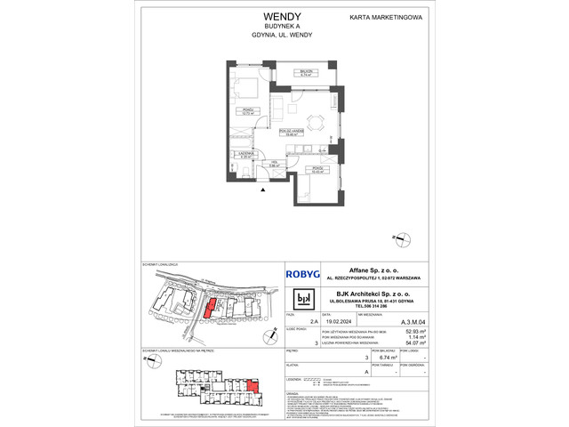 Mieszkanie w inwestycji Wendy, symbol A3M04 » nportal.pl