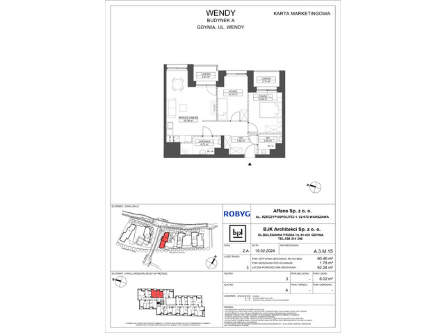 Mieszkanie w inwestycji Wendy, symbol A3M15 » nportal.pl