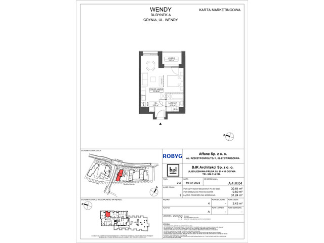 Mieszkanie w inwestycji Wendy, symbol A4M04 » nportal.pl