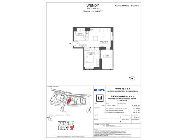 Mieszkanie w inwestycji Wendy, symbol A5M07 » nportal.pl