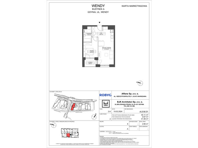 Mieszkanie w inwestycji Wendy, symbol A8M01 » nportal.pl