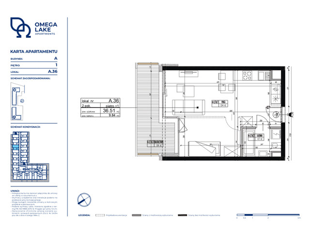 Mieszkanie w inwestycji Omega Lake Apartments, symbol A.1.36 » nportal.pl