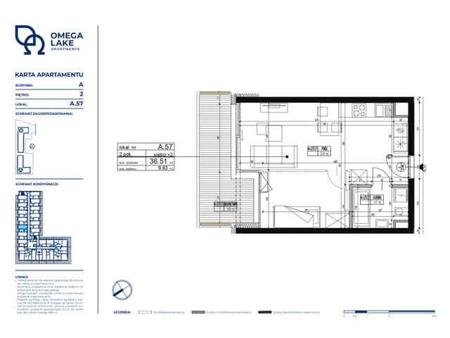 Mieszkanie w inwestycji Omega Lake Apartments, symbol A.2.57 » nportal.pl