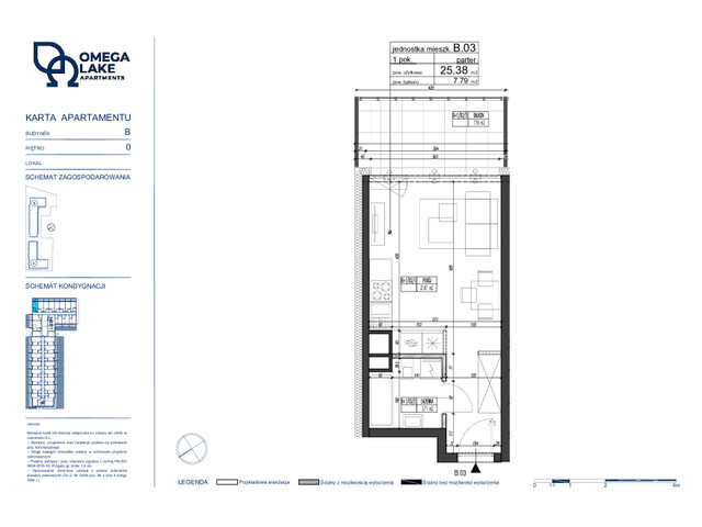 Mieszkanie w inwestycji Omega Lake Apartments, symbol B.0.03 » nportal.pl