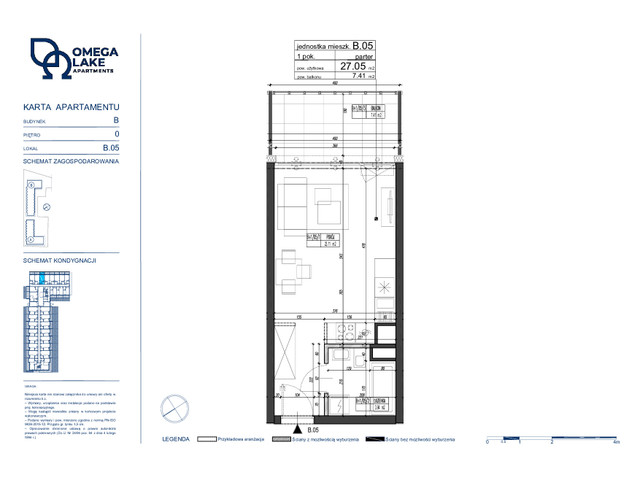 Mieszkanie w inwestycji Omega Lake Apartments, symbol B.0.05 » nportal.pl